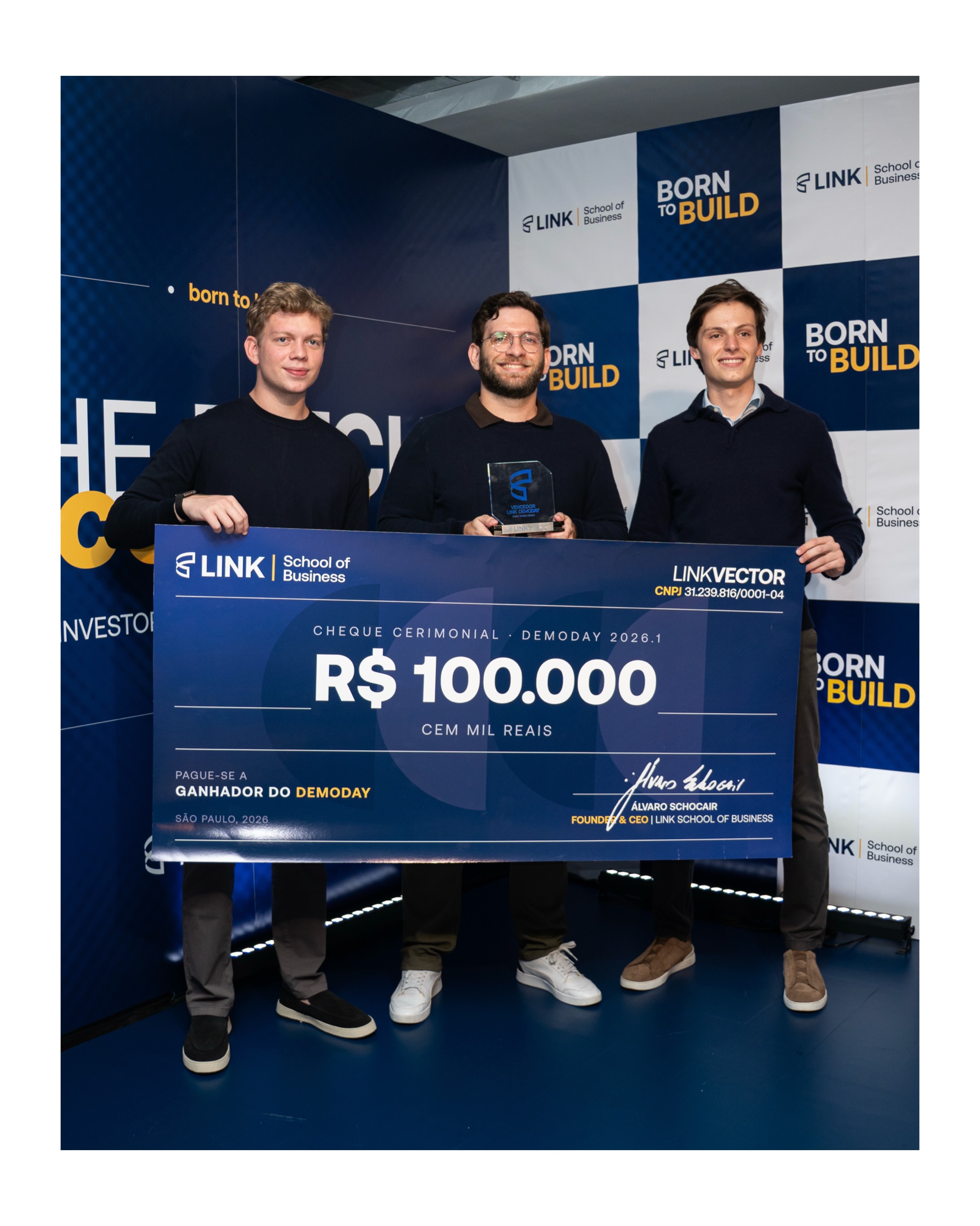 Time Numa campeão do Demo Day da Link School of Business